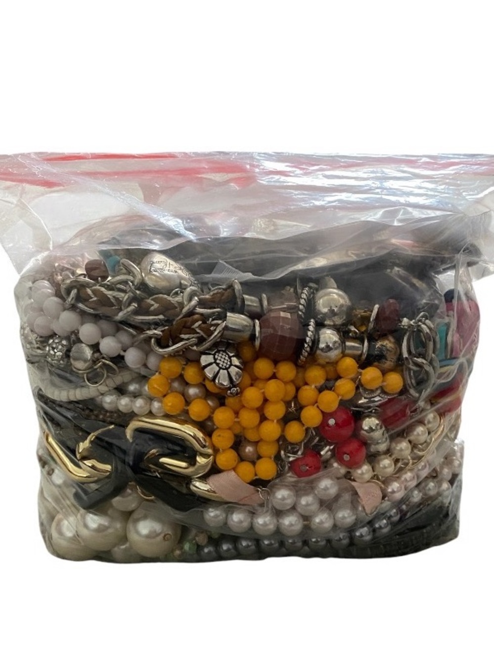 5lbs of junk/scrap necklace lot for Craft and repair